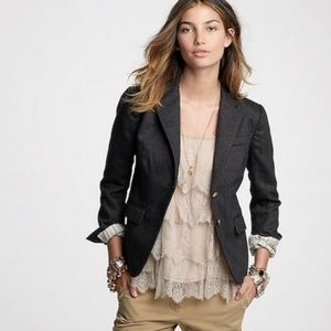 J. Crew Donegal Schoolboy Tweed Blazer